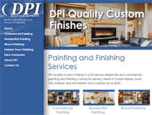 Tablet Screenshot of dpifinishes.com